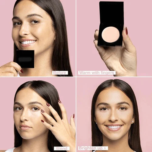 Under Eye Brightener, Conceal & Brighten Dark Circles, With Caffeine Peptides & Vitamin E, Brightens Dull, Tired Skin Color Correcting Brightener & Primer Reduces Appearance of Dark Circles