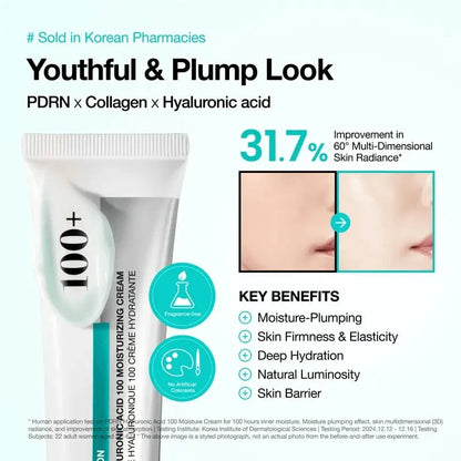 Last Day Sale PDRN Hyaluronic Acid 100 Moisturizing Cream (60ml) | moisturizer, hydrating, glow💧