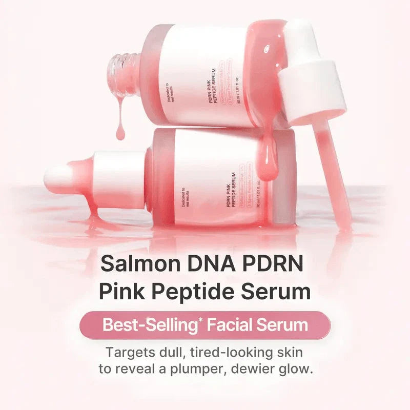 Licensed Esthetician Nikki's New Year New You Set | Includes PDRN Collagen Glow Jelly Mist Serum, PDRN Peptide Serum, Deep Vita C Capsule Cream, Deep Reviving Peptide Eye Cream